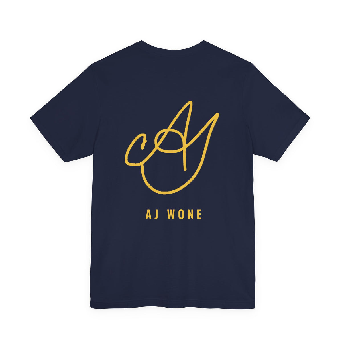 My right to write is a rite that still don't feel right Tee - Gold on Navy