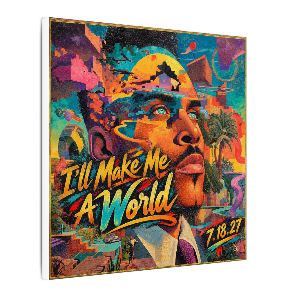 I'll Make Me A World-Raw Jigsaw - Canvas