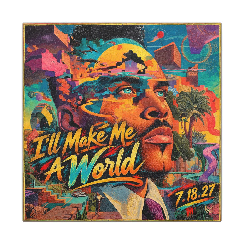 I'll Make Me A World-Raw Jigsaw - Canvas