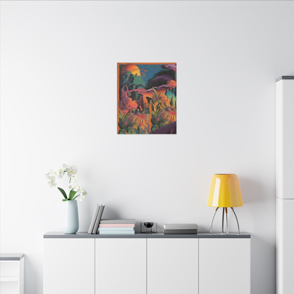 I'll Make Me A World Triptych — Left Panel (20x24 Canvas)