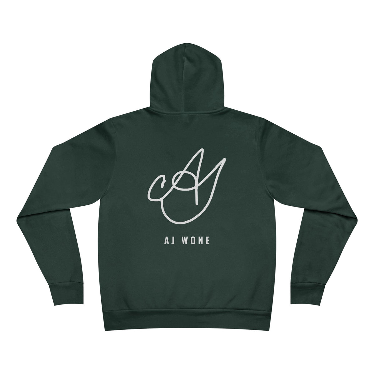 My right to write is a rite that still don't feel right Hoodie - White on Forest