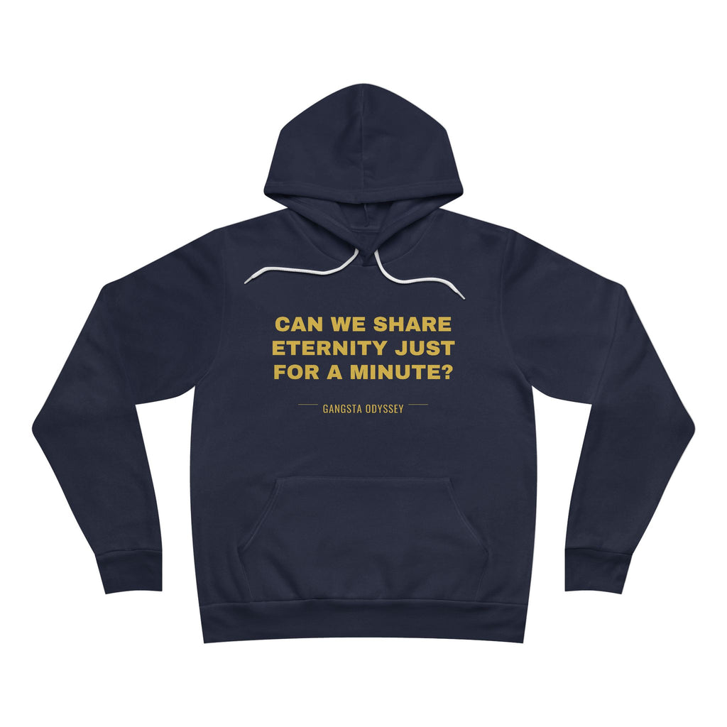 can we share eternity just for a minute? Hoodie - Gold on Navy