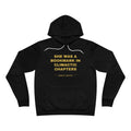 she was a bookmark in climactic chapters Hoodie - Gold on Black