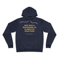 she was a bookmark in climactic chapters Hoodie - Gold on Navy