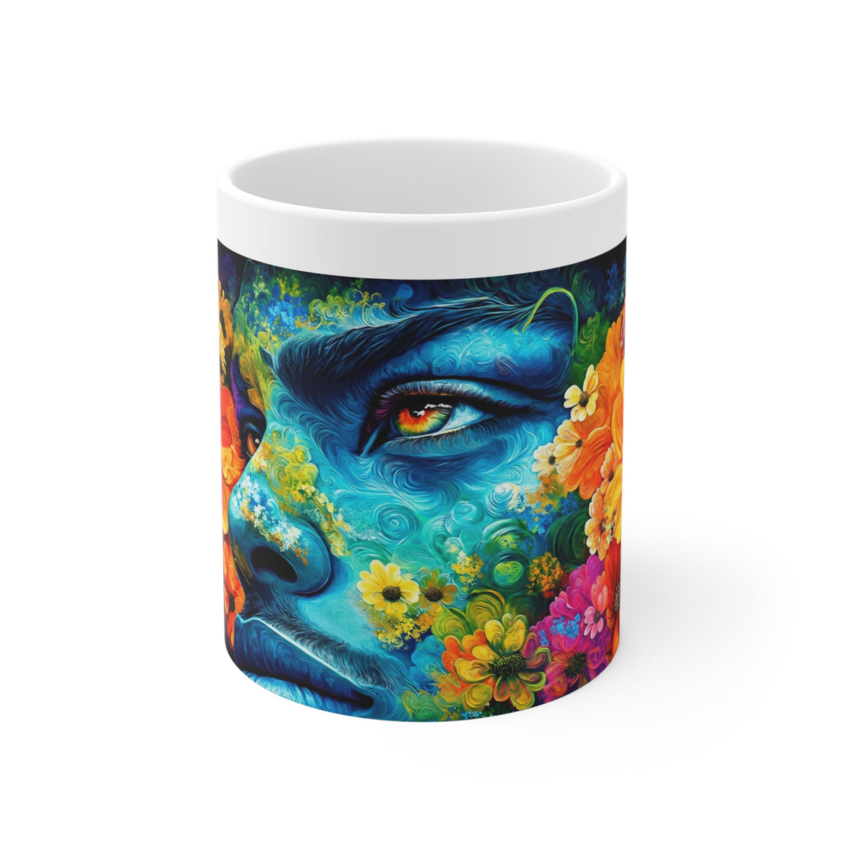 Black Flower - Mug