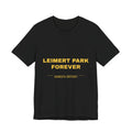 Leimert Park Forever Tee - Gold on Black