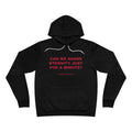 can we share eternity just for a minute? Hoodie - Red on Black