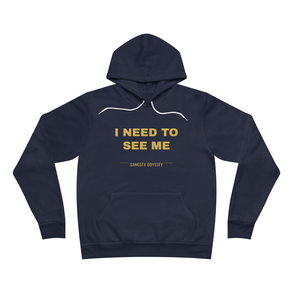 I need to see me Hoodie - Gold on Navy