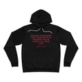 imagine harnessing that newness with someone you've known all your life? Hoodie - Red on Black