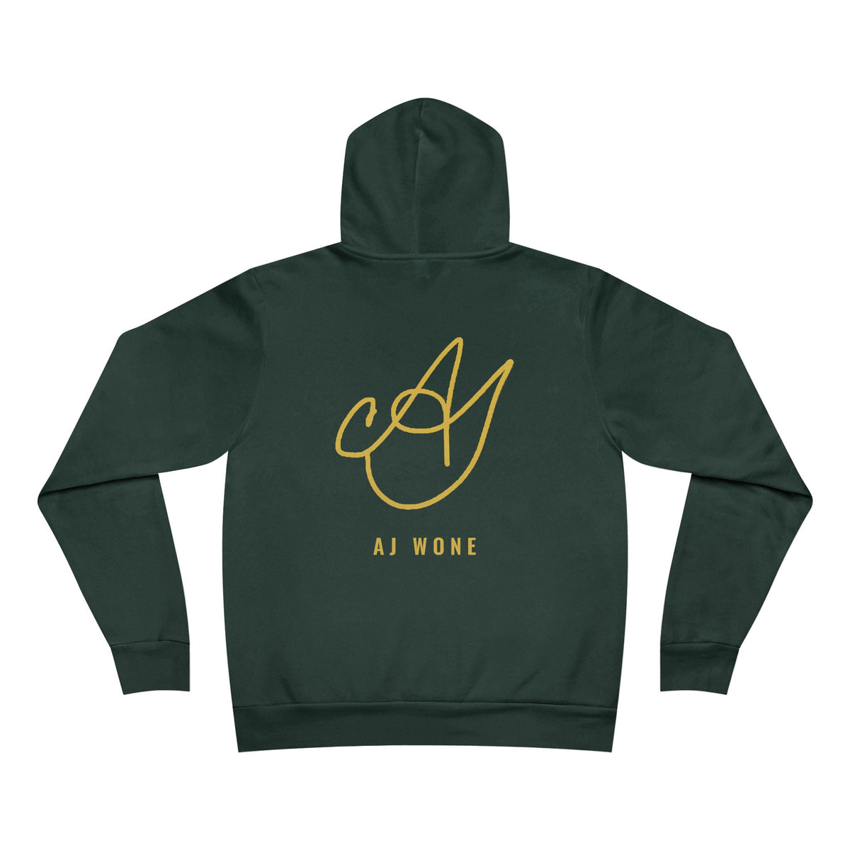 mining my mind for diamonds Hoodie - Gold on Forest