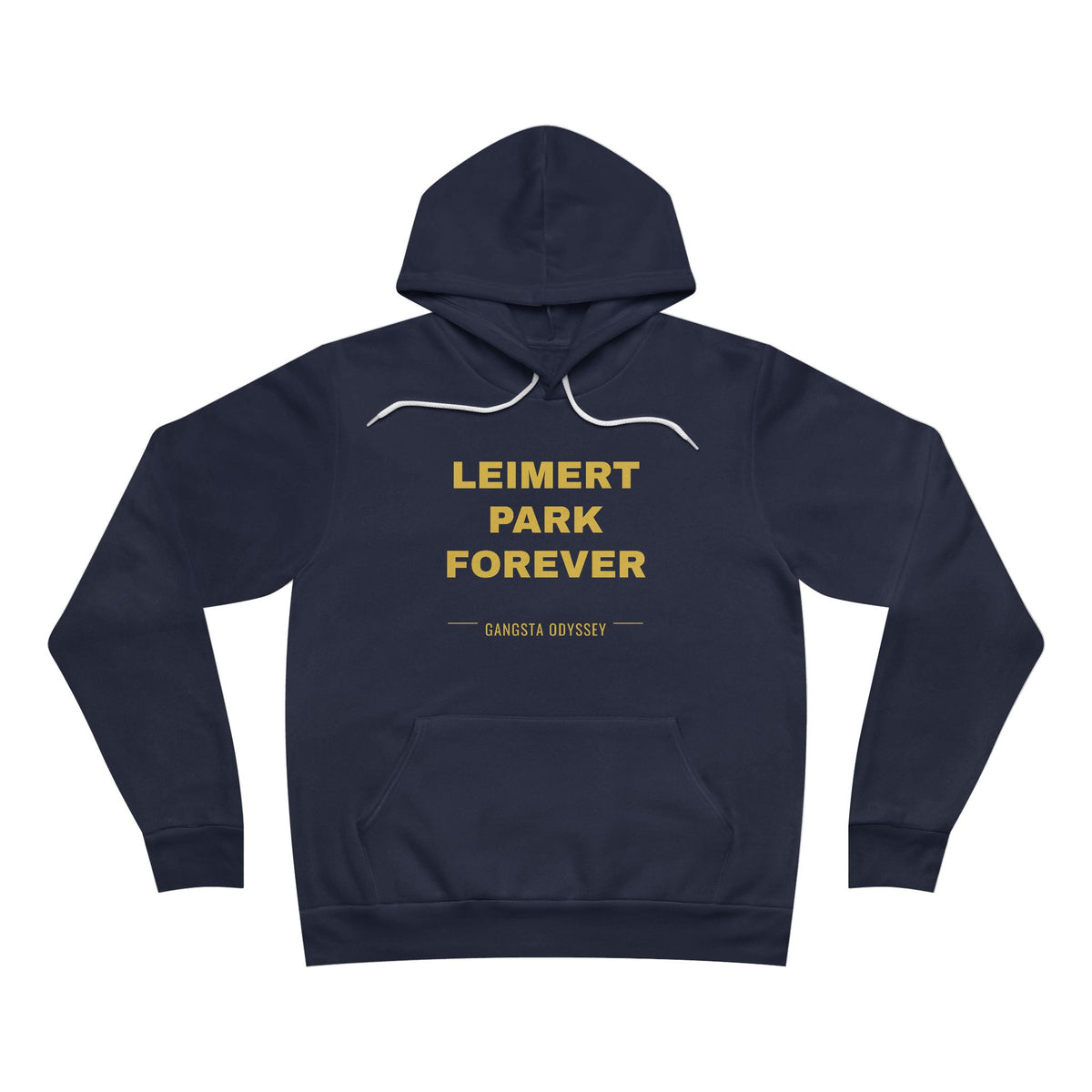 Leimert Park Forever Hoodie - Gold on Navy