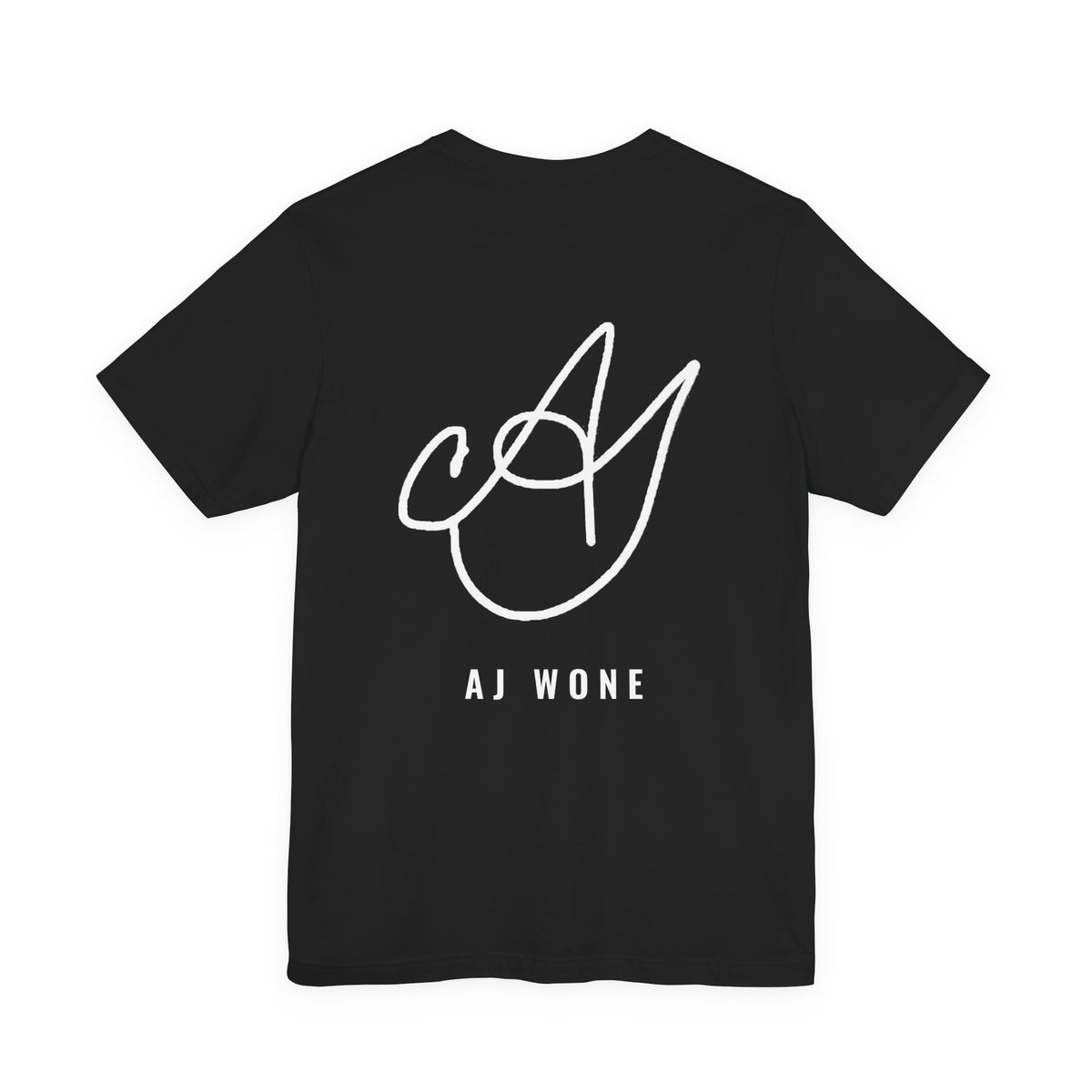 we are what we live Tee - White on Black