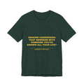 imagine harnessing that newness with someone you've known all your life? Tee - Gold on Forest